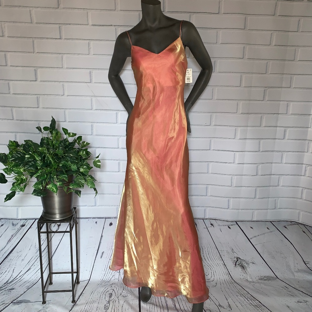 👗NWT🤩 • VINTAGE |•DE-LARU•| Y2K Biased Cut Occasion Dress 9/10